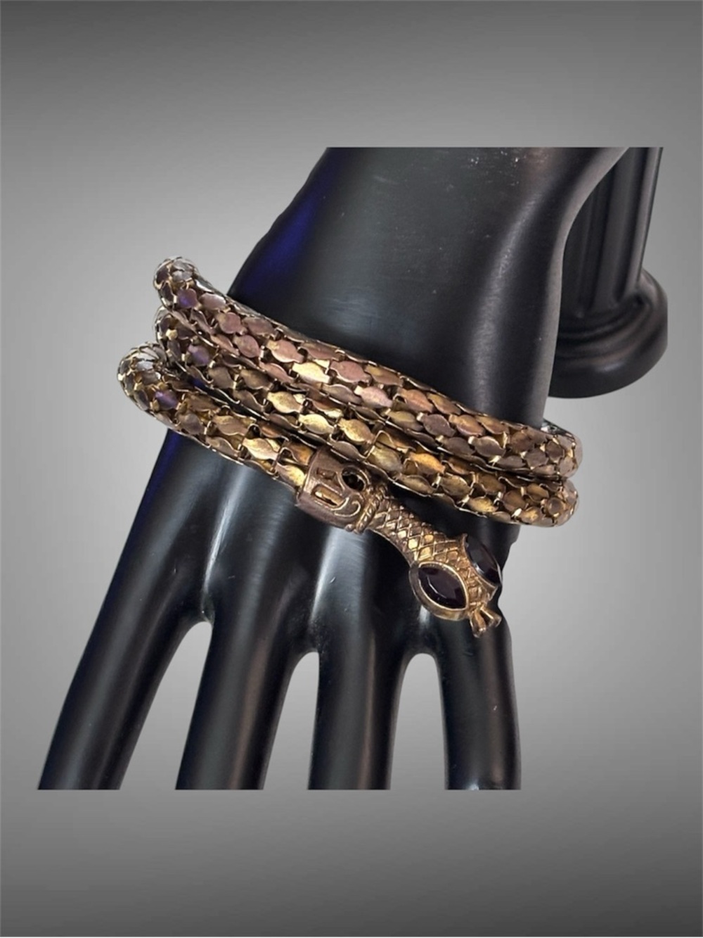 🌼VTG Mesh Coiled Snake Wrap Bracelet